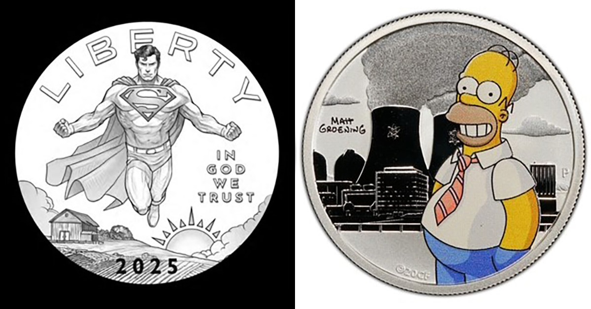 Pop Culture Characters Featured on Collectible Coins