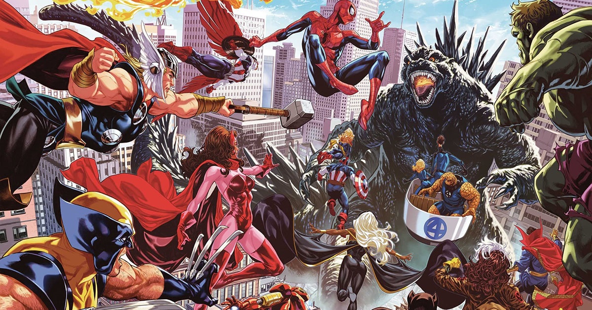 Godzilla Destroys the Marvel Universe in Comic Event