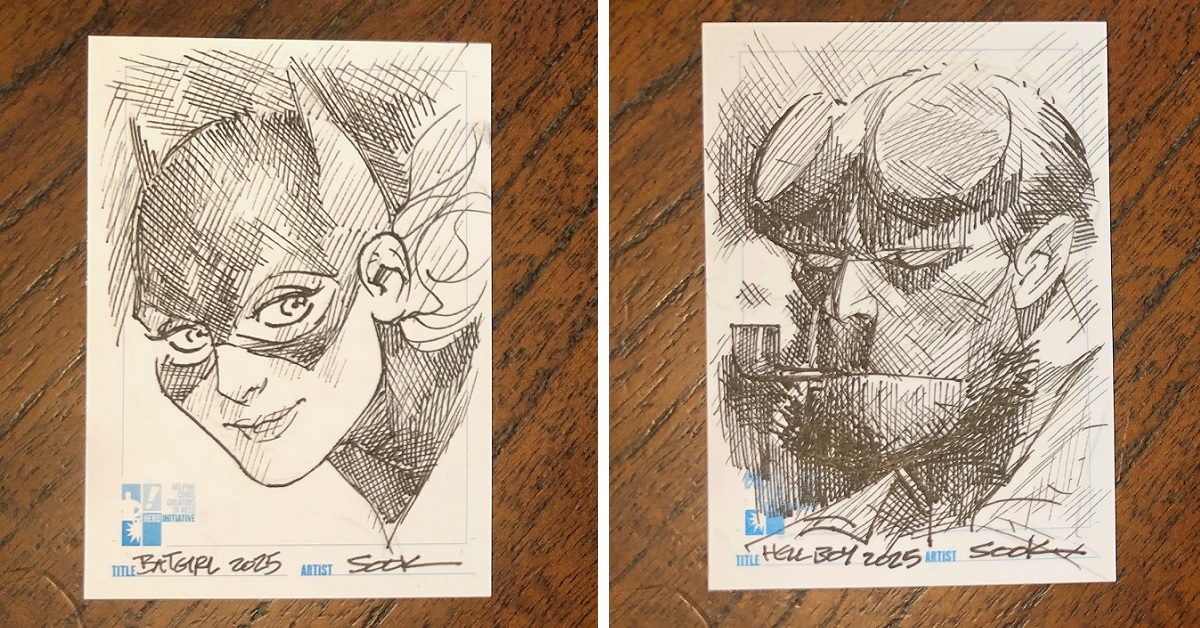 Ryan Sook Sketches in Hero’s eBay Store